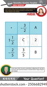 mathematics, mathematical concepts, High school, middle school, exam question template, numerical lessons, verbal lessons, Next generation problems, dad, girl, for teachers, editable