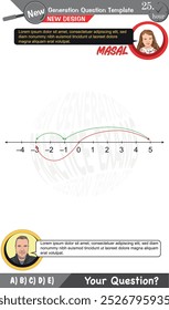 mathematics, mathematical concepts, High school, middle school, exam question template, numerical lessons, verbal lessons, Next generation problems, dad, girl, for teachers, editable
