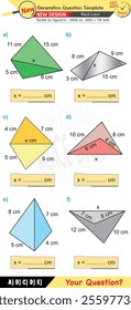 mathematics, mathematical concepts, High school, middle school, exam question template, numerical lessons, verbal lessons, Next generation problems, for teachers, editable, eps