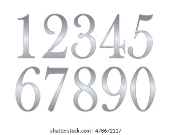 Vector Custom Design 3d Numbers On Stock Vector (Royalty Free ...