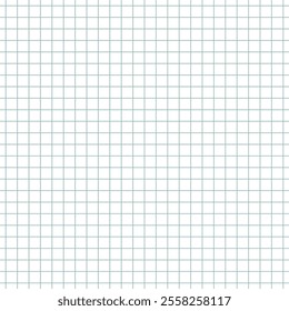 Mathematics seamless pattern. Square blue grid paper. Notebook sheet blank. Typography thin line template for education, notebooks production, school.