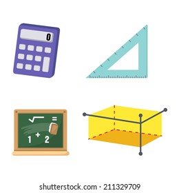 Mathematics set vector