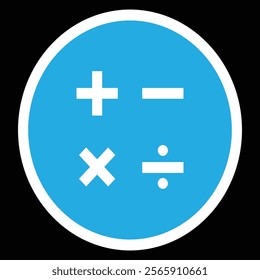Mathematics shapes vector  illustration Template