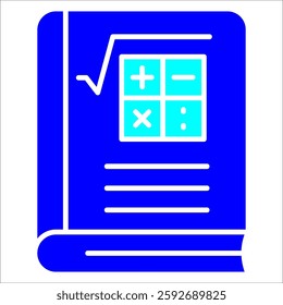 Mathematics Simple Icon Vector Illustration Concept