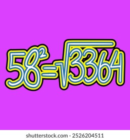Raiz Quadrada de Matemática do Número Cinquenta e Oito