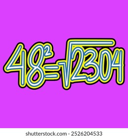 Matemáticas Raíz cuadrada del número cuarenta y ocho