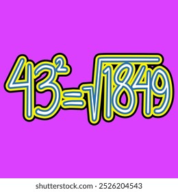 Matemáticas Raíz cuadrada del número cuarenta y tres