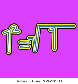 Mathematics Square Root of Number One