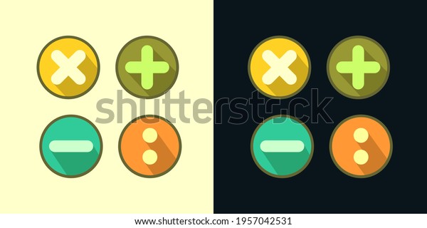 mathematics\
symbol of addition in flat icon style\
design