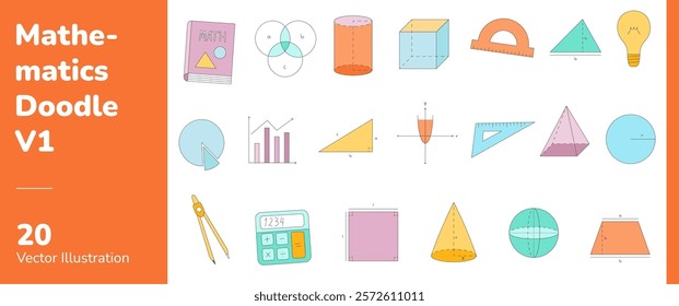 Mathematics Symbols Function Doodle 1