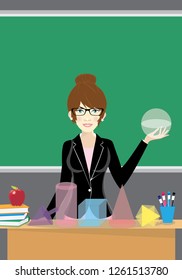 The Mathematics Teacher with geometry