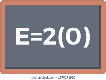 mathematics vector flat colour icon