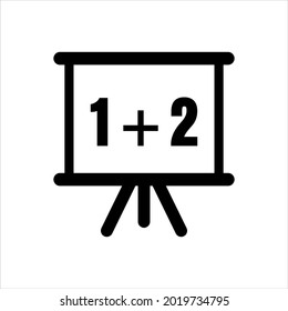 Mathematics vector icon symbol design