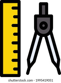 mathematics vector line colour icon