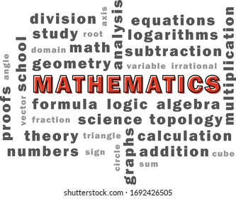 1,097 Math Word Cloud Images, Stock Photos & Vectors | Shutterstock