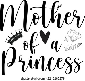 Mather's Day SVG T Shirt Design