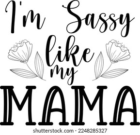 Mather's Day SVG T Shirt Design