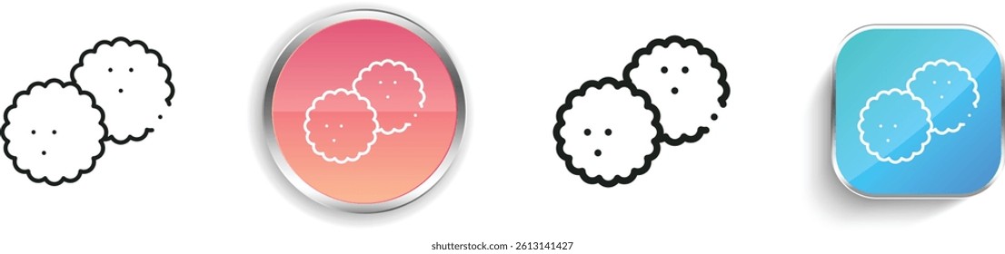 mathri icon. Thin Linear, Regular and Button Style Design Isolated On White Background