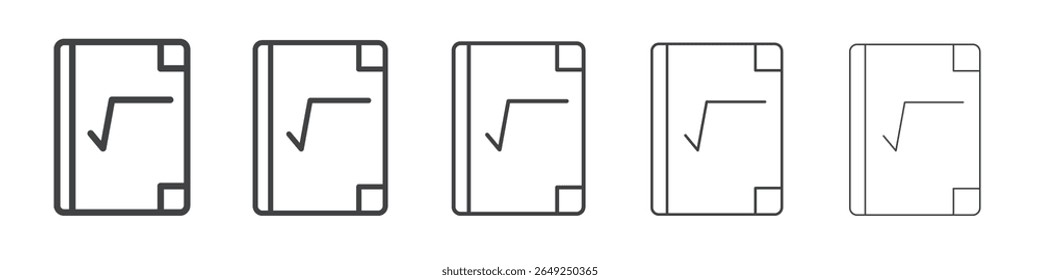 Maths book icon simple illustration collection symbol