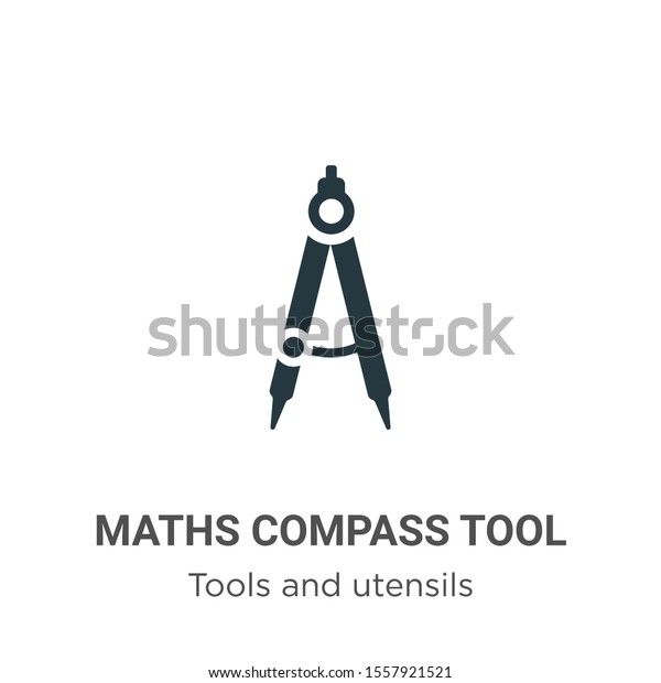 Maths\
compass tool vector icon on white background. Flat vector maths\
compass tool icon symbol sign from modern tools and utensils\
collection for mobile concept and web apps\
design.