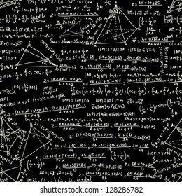 Maths seamless pattern. And also includes EPS 8 vector