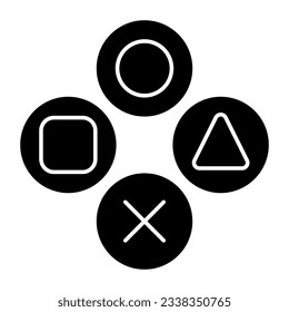       Formas matemáticas vectorial, icono formas geométricas