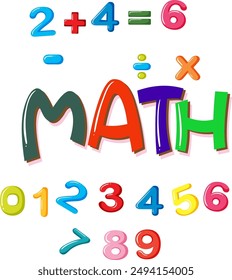 
maths subject vector base subject label