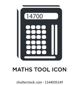 Maths Tool icon vector isolated on white background for your web and mobile app design, Maths Tool logo concept