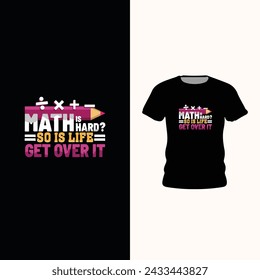 maths trendy t shirt design 