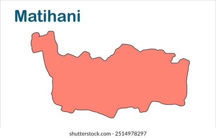 Mapa da subdivisão de Matihani, Distrito de Begusarai, Estado de Bihar, República da Índia, Governo de Bihar, território indiano, Índia Oriental, política, aldeia, turismo