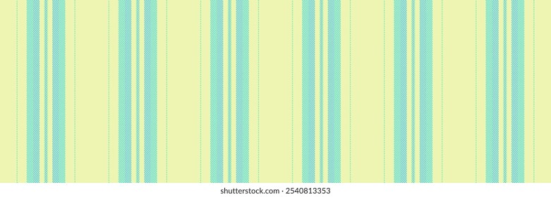 Plano de fundo padrão vetorial macional, rabiscar faixa de tecido vertical. Linhas de textura têxtil sem costura lashionable na paleta de cores claras e ciano.