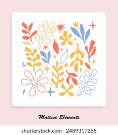 Matisse elements fulcolors, abstract design