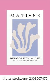 Matisse wall art decoration poster. Printable matisse wall decor poster
