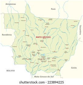 mato grosso map