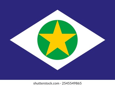 La bandera de Mato Grosso representa su rica historia cultural y belleza natural. Esta comunidad autónoma del centro-oeste de Brasil es conocida por la selva amazónica y los humedales del Pantanal