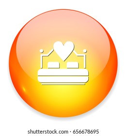 matrimonial bed icon