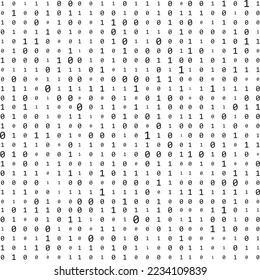 Matrix. Abstract matrix background. Binary computer code. Coding. Hacker concept.
