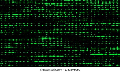 Matrix abstract glitch green background. Abstract green vector illustration.