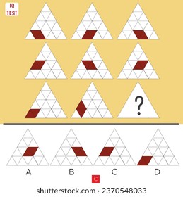 matrix, algorithm intelligence question. Iq test symmetry questions. 