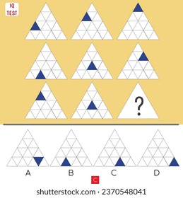 matrix, algorithm intelligence question. Iq test symmetry questions. 