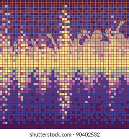 Matrix background design for covers and flyers.