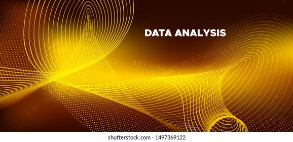 Matrix Background. Glow Science Visualization. Shiny Gold One, Zero Numbers. Digital Binary Waves. Matrix Big Data. Science Wallpaper. Technology  Design. Digital Binary Code. Matrix Data Stream.