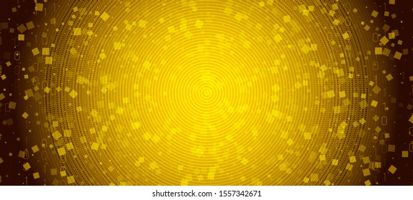 Matrix Big Data. Glow Science Wallpaper. Shine Gold One, Zero Numbers. Digital Binary Code. Matrix Data Stream. Vector Science Flyer. Technology  Design. Digital Binary Waves. Matrix Background.