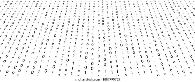 Matrix black background. Vector stock illustration for banner, card