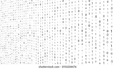 Matrix Black Background. Vector Stock Illustration For Banner, Card