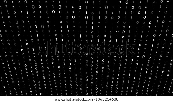 Matrix Black Background Vector Stock Illustration Stock Vector (Royalty ...