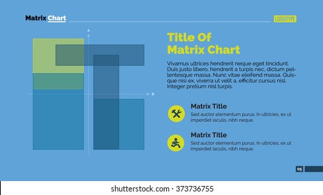Matrix Chart Presentation Slide Template