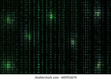 Matrix Cyber Security Background Coding Concept Stock Vector (Royalty ...