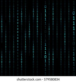 Matrix Hacker Dark Background Web Design Style for Your Business. Vector illustration