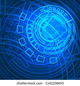  Matrix particles grid virtual reality. Smart build. Grid core. Hardware quantum form. Abstract tech background. Floating Numbers HUD Background.